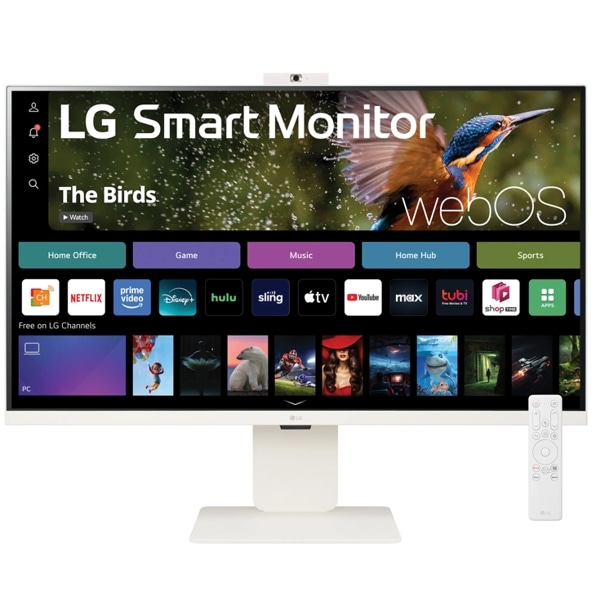 32" 4K UHD IPS MyView Smart Monitor with webOS and Built-in FHD Webcam