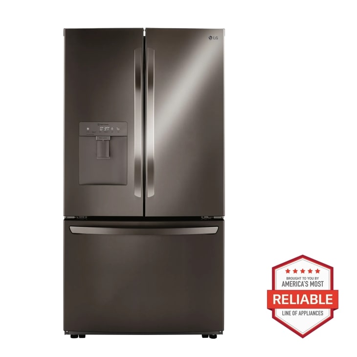 LG French Door Refrigerator with Slim Design Water Dispenser, Black Stainless Steel, 29 cu. ft. — FIN-0018083 | Fridge.com