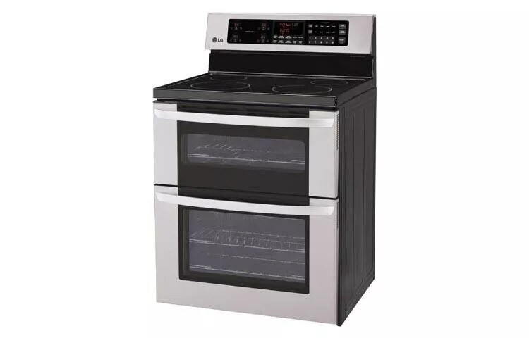 6.7 cu. ft. Capacity Electric Double Oven Range with a Tall Upper Oven and IntuiTouch™ Controls