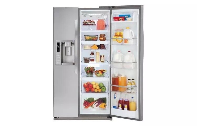 Ultra-Large Capacity Side-by-Side Refrigerator with Ice & Water Dispenser