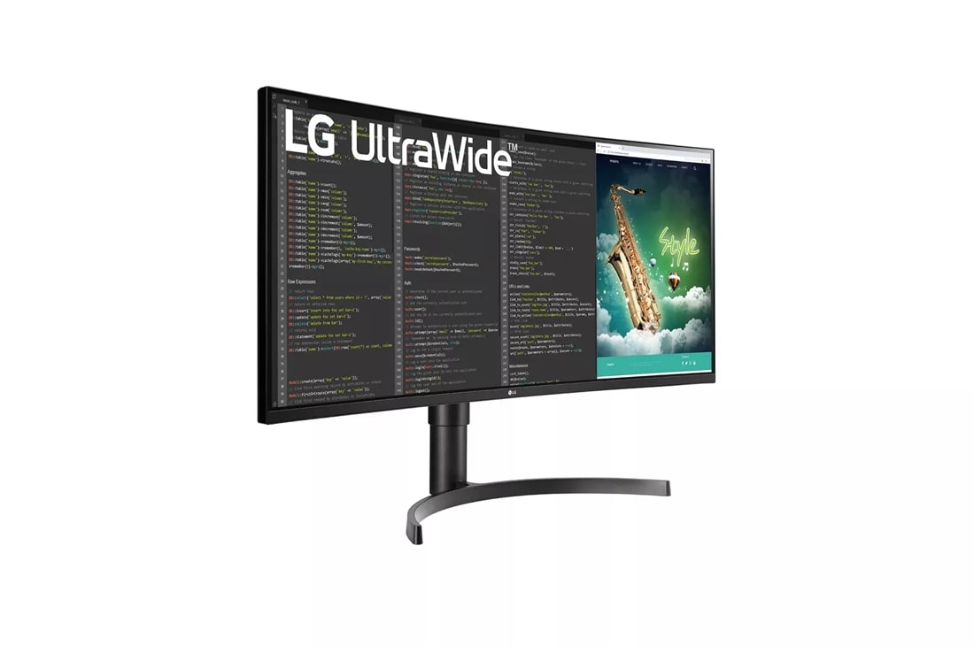 35'' Curved UltraWide QHD HDR Monitor - 35WN75C-B | LG USA