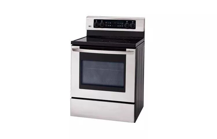 Extra-large Capacity Freestanding Electric Range with PreciseTemp&trade baking system.