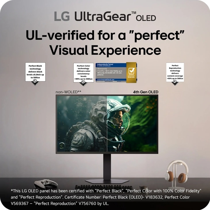 27 Inch UltraGear OLED Gaming Monitor - 27GX790B-B | LG USA