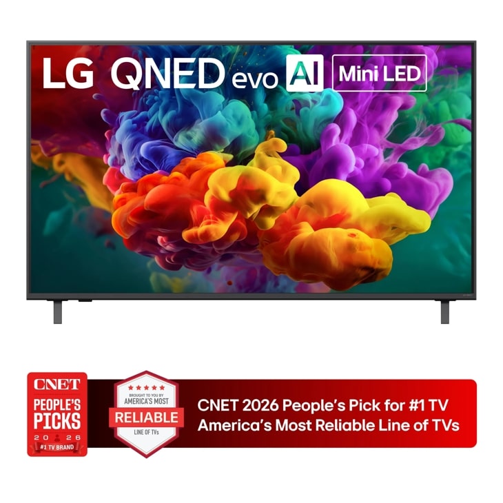 75 Inch Class LG QNED evo AI Mini LED QNED84B 4K Smart TV 2026
