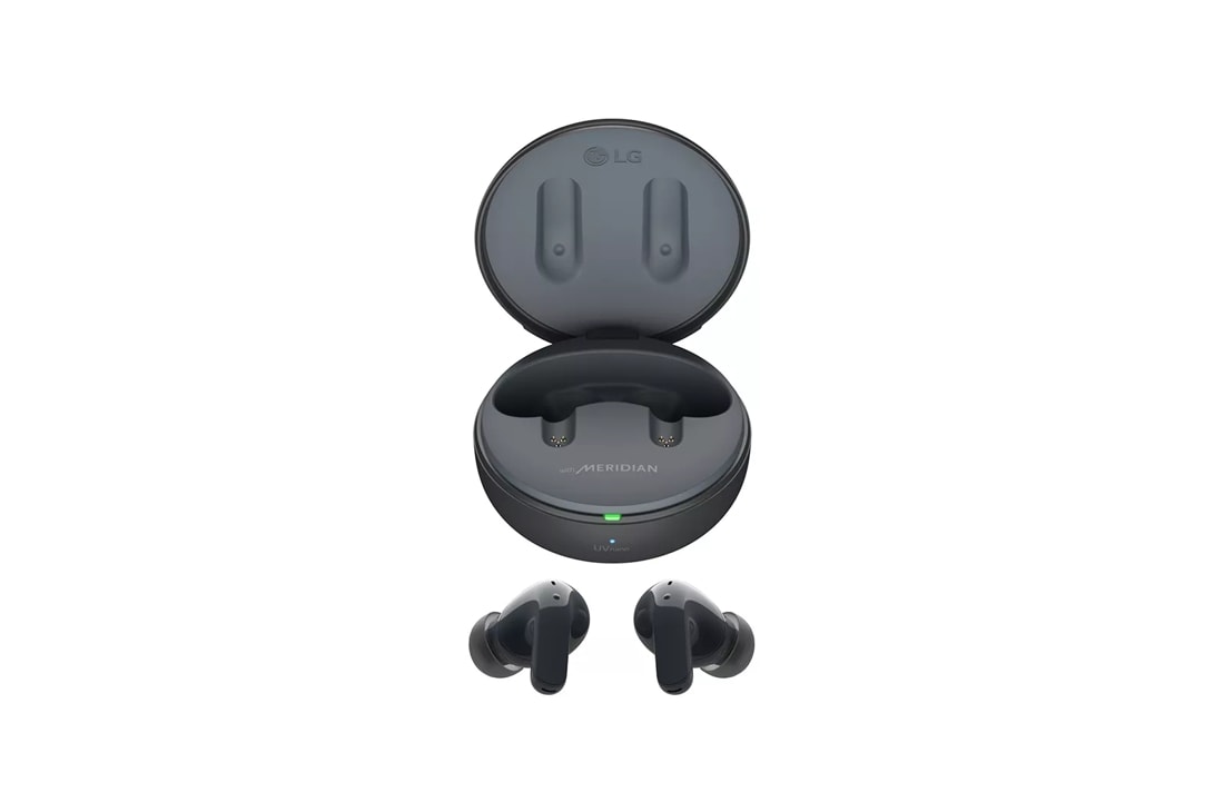 LG TONE Free® T60 LG Driver Wireless ANC (TONE-T60Q) Earbuds, USA Bluetooth Graphene - Premium True | Black