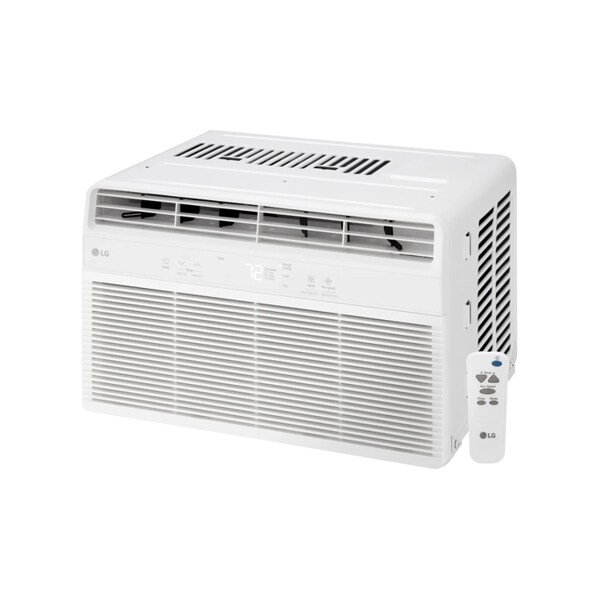 LG LW8024R window air conditioner, shown as an example of a window unit