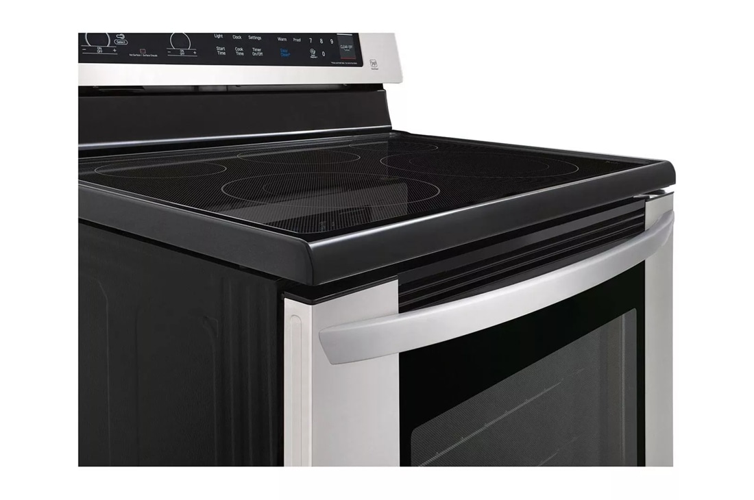 Lg lre3060st 6.3 cu ft electric single oven range with easyclean top