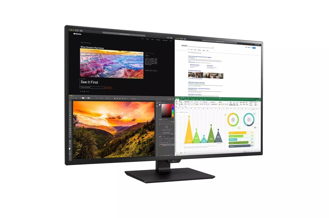 43” 4K UHD IPS USB-C HDR 10 Monitor - 43UN700-B | LG USA 43” 4K UHD IPS USB-C HDR 10 Monitor - 43UN700-B | LG USA