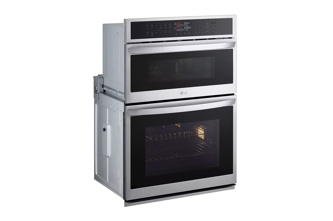 LG 1.7/4.7 Cu. ft. Smart Combination Wall Oven with Convection and Air Fry Stainless Steel