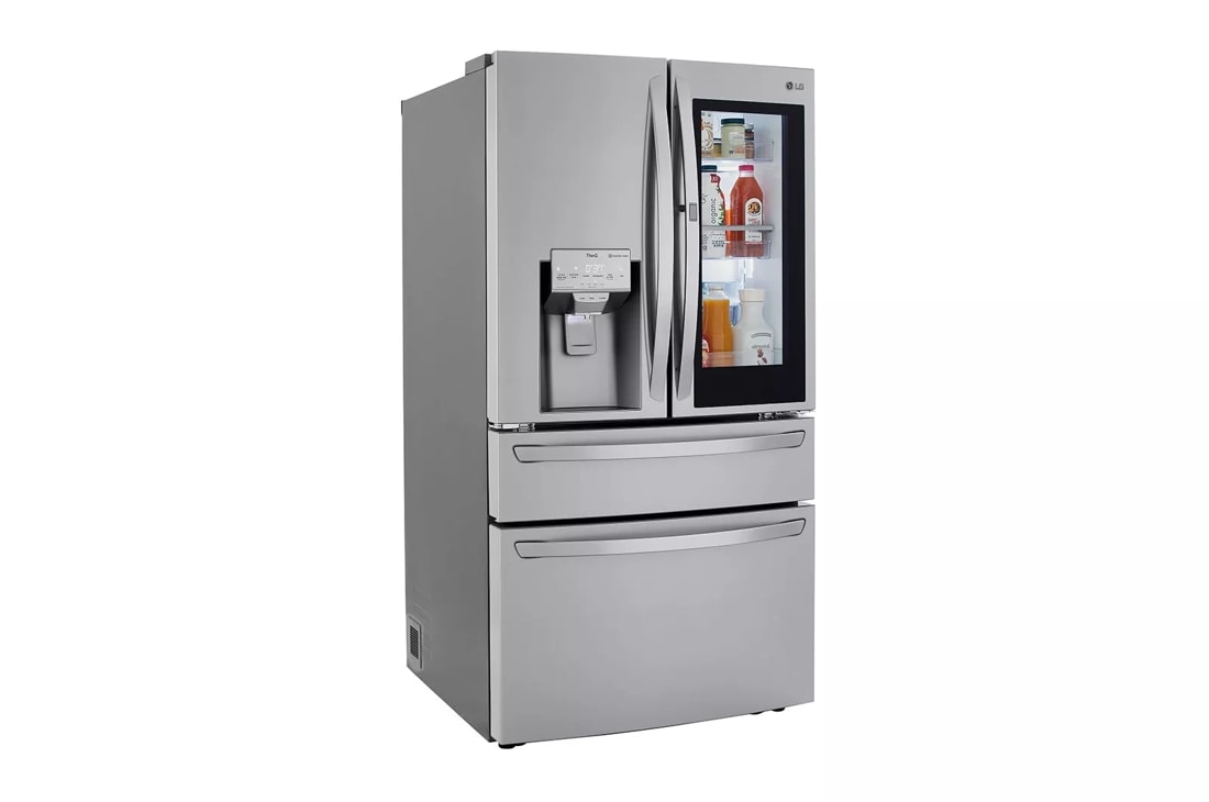 LG 26 cu. ft. Smart Counter-Depth MAX French Door Refrigerator with Dual  Ice Makers in PrintProof Stainless Steel LRFXC2606S - The Home Depot