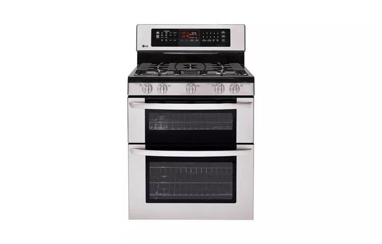 6.1 cu. ft. Capacity Gas Double Oven Range with Infrared Grill and EasyClean™