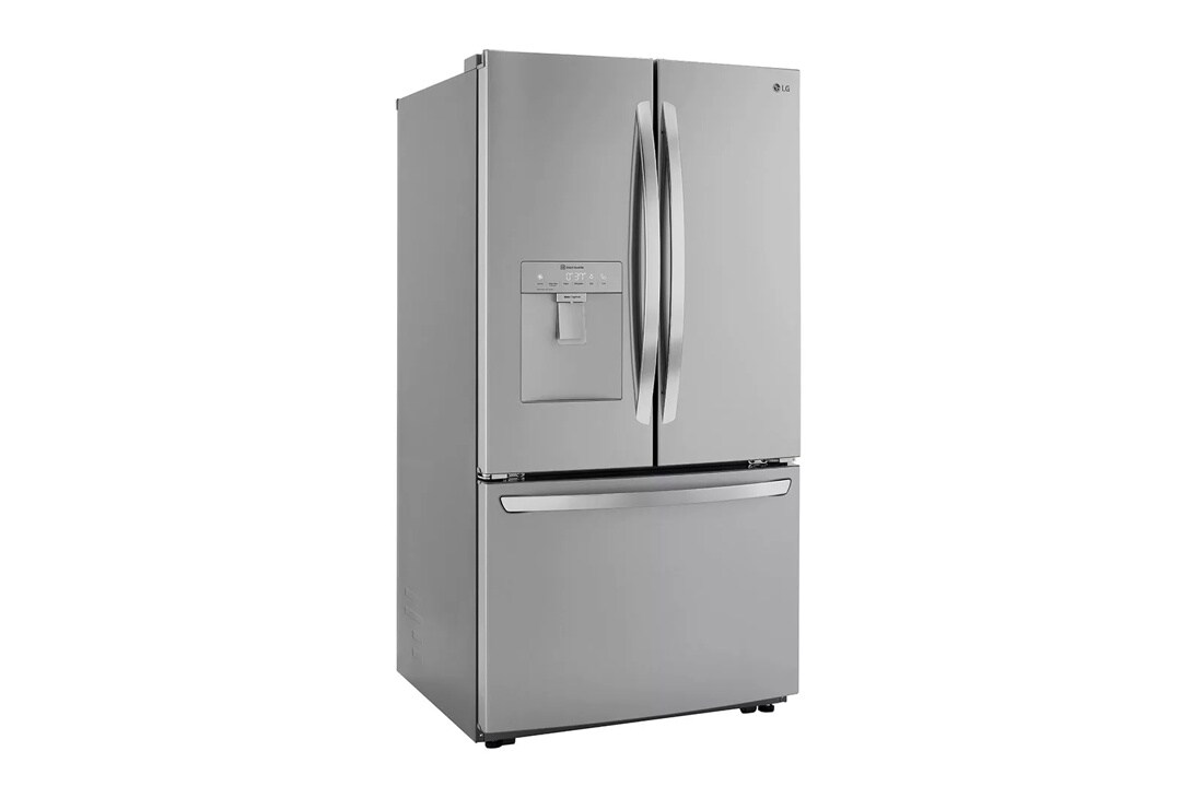 29 cu. ft. french door refrigerator left side angle view