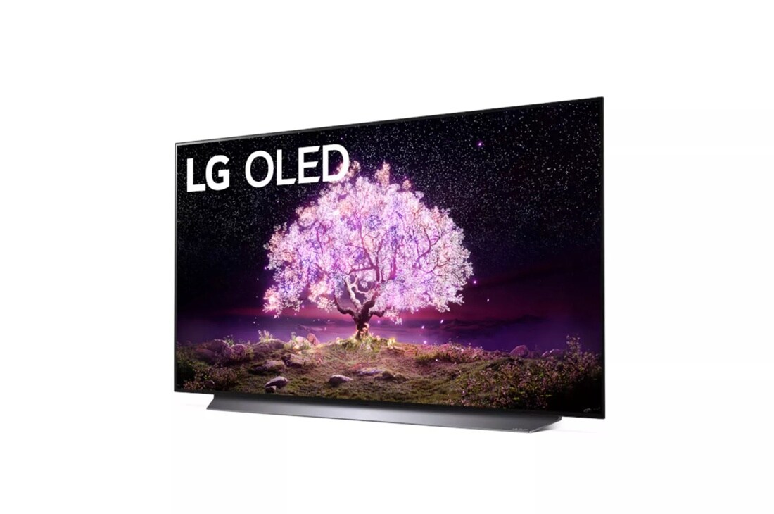 LG C1 48 inch Class 4K Smart OLED TV w/AI ThinQ® (48.2'' Diag)