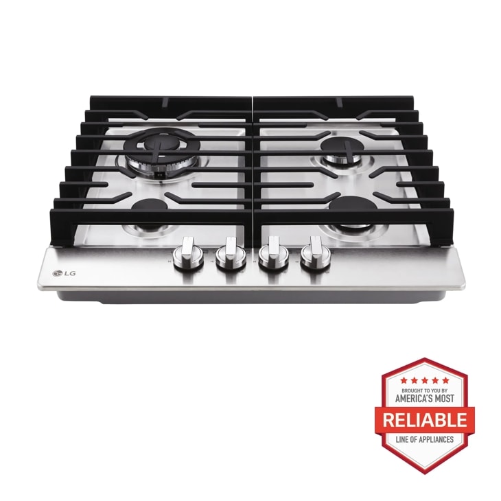 24-inch Compact Gas Cooktop - CBGD2414S | LG USA