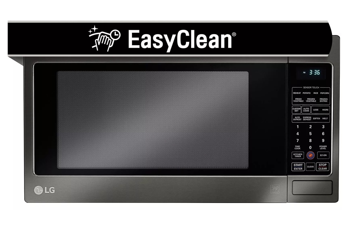 LG Black Stainless Steel Series 2.0 cu. ft. Countertop Microwave Oven with EasyClean®
