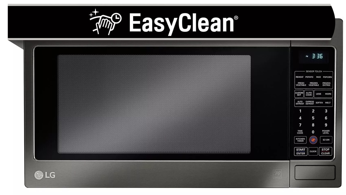 Easy clean deals microwave