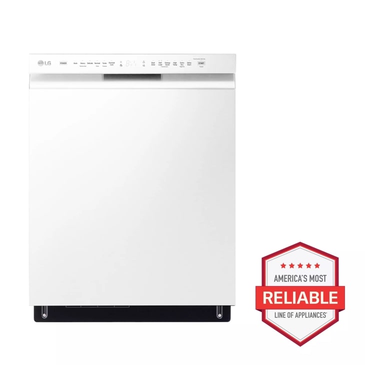 Lg quadwash best sale white dishwasher