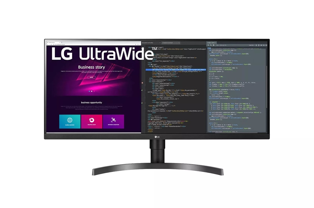 LG 34'' 21:9 WQHD IPS HDR10 Monitor with FreeSync (34WN750-B) | LG USA