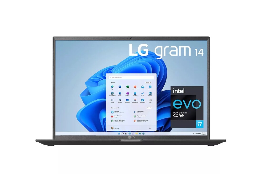 LG gram 14'' Ultra-Lightweight and Slim Laptop with Intel® Evo 11th Gen Intel® Core™ i7 Processor and Iris® Xe Graphics