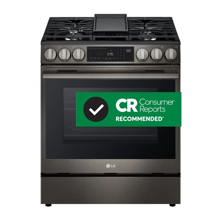 LG LSGL6335Z Range with Consumer Reports Recommended badge - Front View