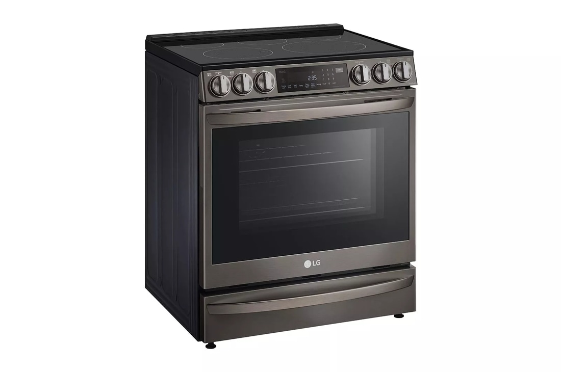 Samsung 6.3 Cu. Ft. Front Control Slide-in Electric Range with Wi-Fi in  Stainless Steel