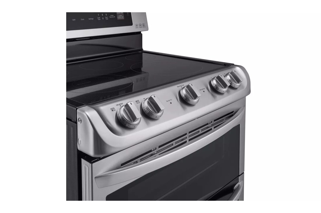 LG 7.3 Cu ft Electric Double Oven Range with Probake Convection Easyclean