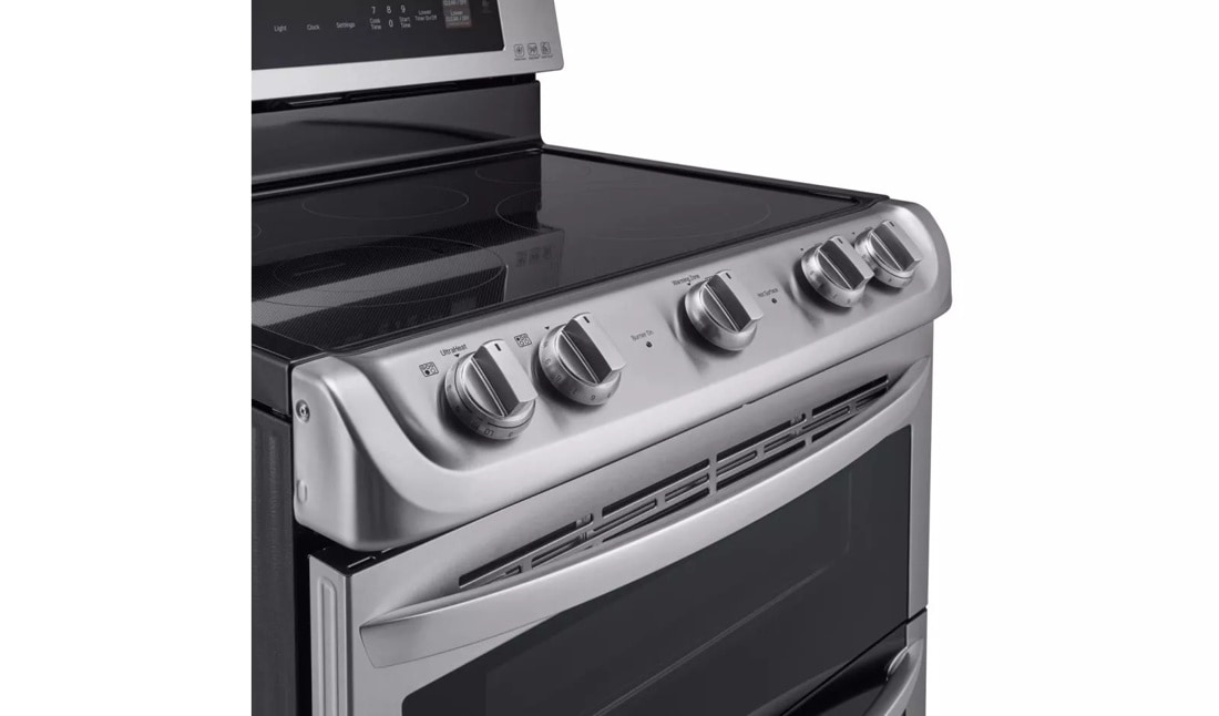 7.3 cu. ft. Electric Double Oven Range - LDE4413ST | LG USA