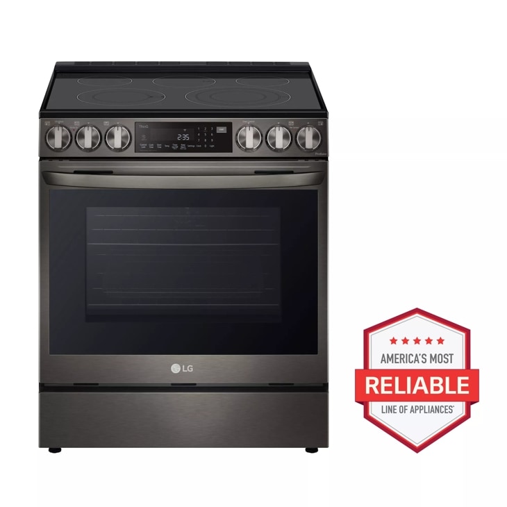 LG 30 PrintProof™ Stainless Steel Slide-In Electric Range, Yale Appliance