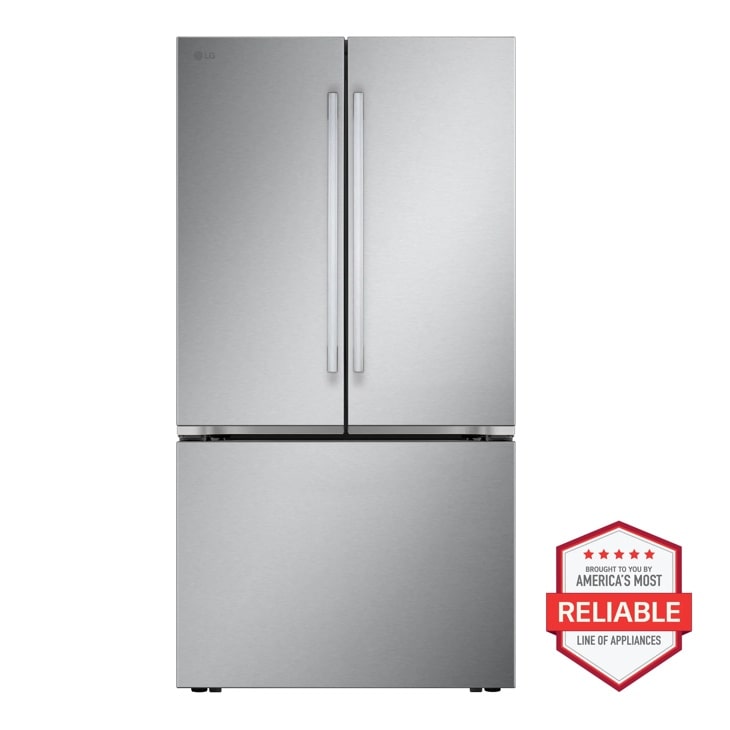 LG - 36-in Wide Counter-Depth MAX 26.5 Cu. Ft. French Door Smart Refrigerator with Internal Water - Stainless Steel — FIN-0018235 | Fridge.com