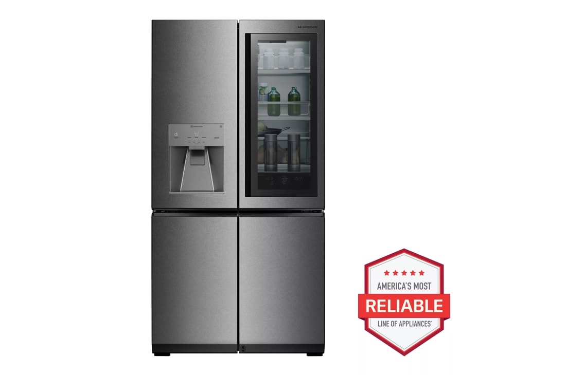 lg signature 23 cu. ft. counter depth refrigerator front view