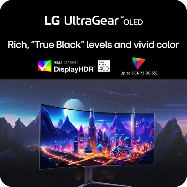 45-inch UltraGear™ Curved OLED Gaming Monitor - 39GS95QE-B