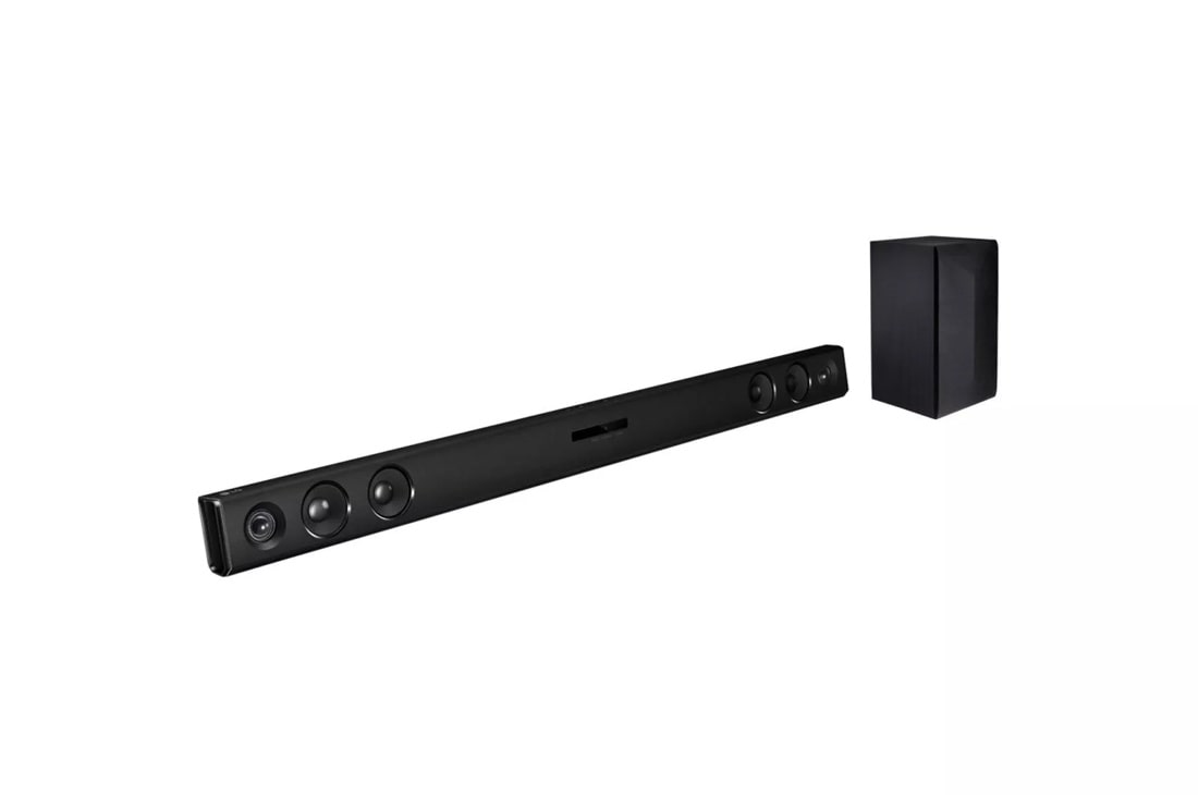 2.1ch 300W Sound Bar with Wireless Subwoofer and Bluetooth® Connectivity