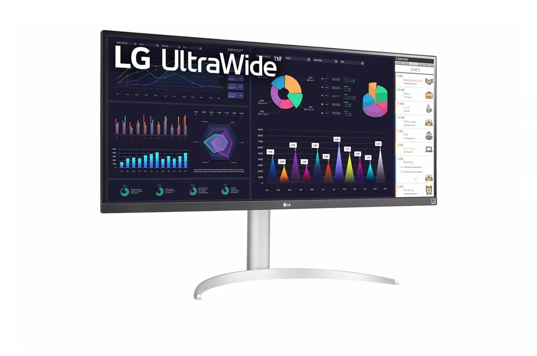  LG 34WP65G-B UltraWide Monitor 34 21:9 FHD (2560 x 1080) IPS  Display, VESA DisplayHDR 400, AMD FreeSync, Height and tilt Adjustable  Stand - Black : Electronics