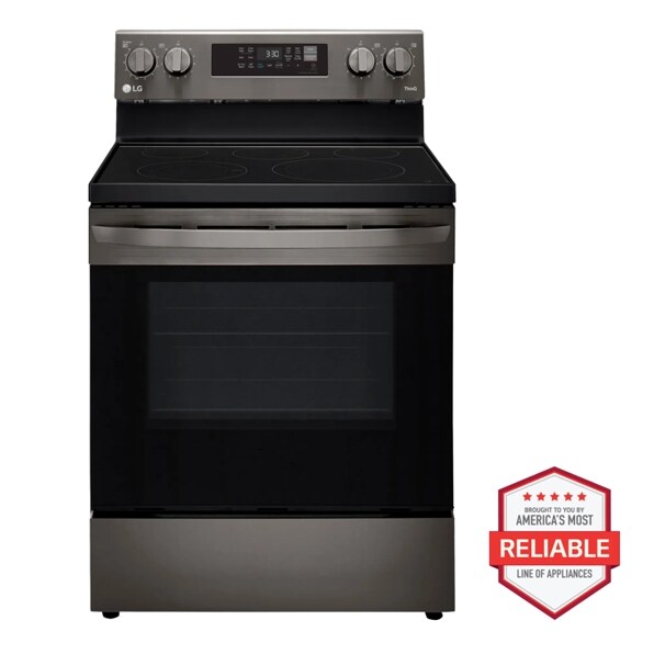 6.3 cu ft. Smart Wi-Fi Enabled Fan Convection Electric Range with Air Fry & EasyClean®