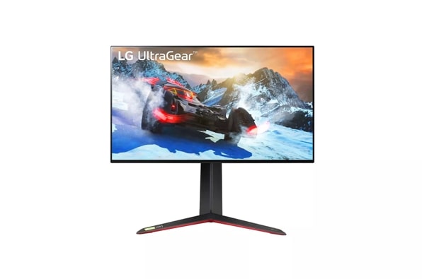 Front view of the 27 Inch LG UltraGear (27GP95R-B) gaming monitor with 144Hz refresh rate and 1ms (GtG) response time