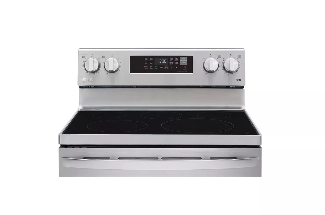 LG 30 in. 6.3 cu. ft. Smart Wi-Fi Enabled Fan Convection Electric Range Oven  with AirFry and EasyClean in. Stainless Steel LREL6323S - The Home Depot