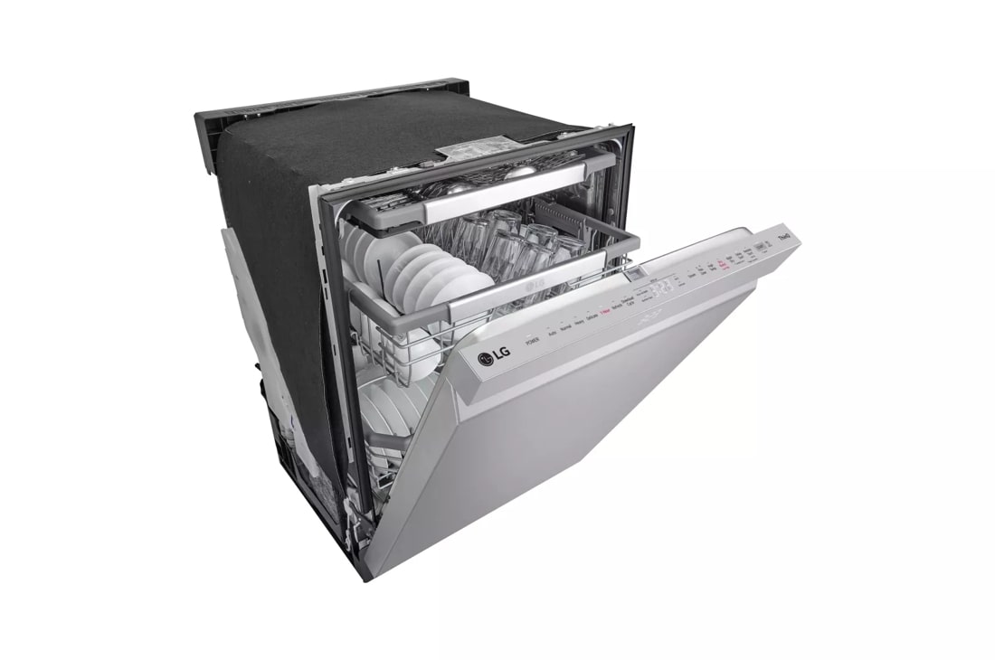 El sistema EasyRack Plus™ de los Lavavajillas LG QuadWash™ brinda un ajuste  de hasta tres niveles para acomodar utensilios de cualquier…