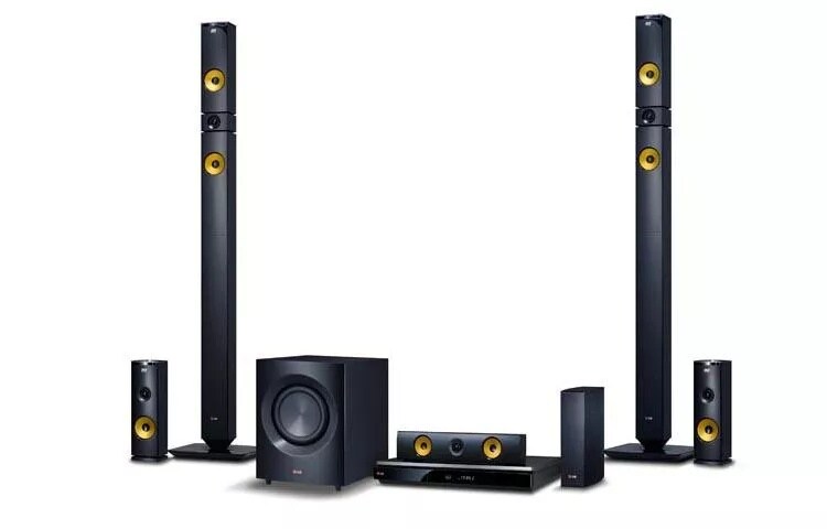 3D-Capable 9.1 Ch Aramid Fiber Blu-ray Disc™ Home Theater System with Smart TV