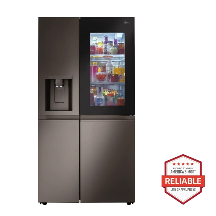 23 cu. Ft. Side-By-Side Counter-Depth InstaView® Refrigerator with Craft Ice™
