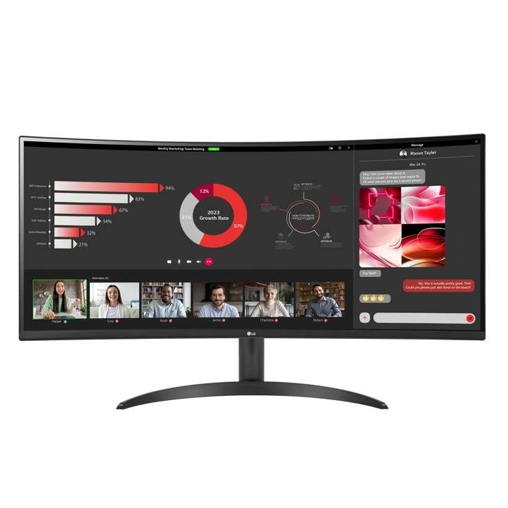 34"" Curved UltraWide™ WQHD HDR 10 100Hz Monitor with AMD FreeSync™ Premium
