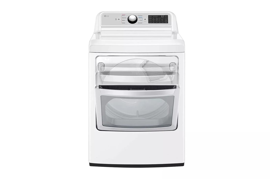 LG 5.5 cu. ft. Mega Capacity Top Load Washer with TurboWash3D Technology  and 7.3 cu. ft. Ultra Large Capacity ELECTRIC Dryer with EasyLoad Door