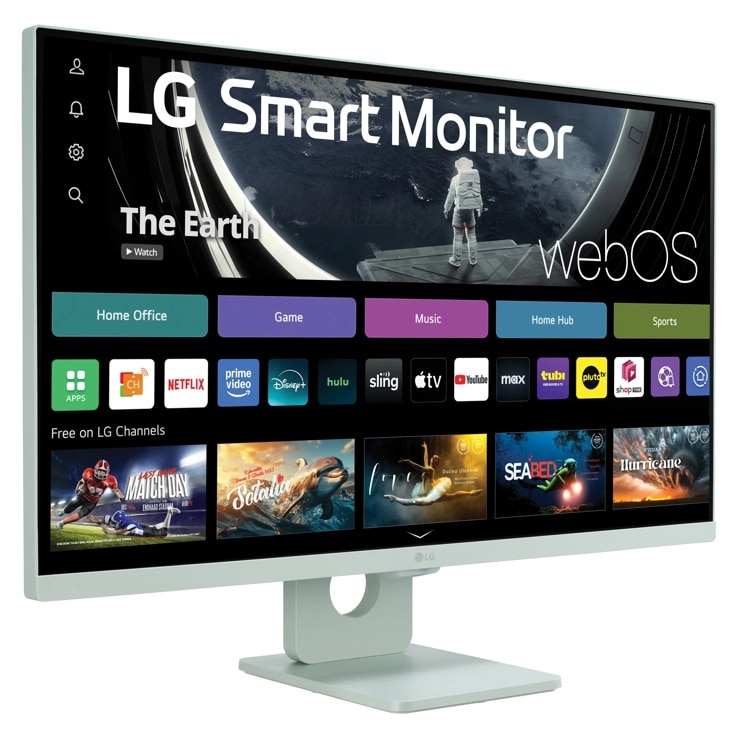 27" Full HD IPS MyView Smart Monitor with webOS and Built-in Speakers
