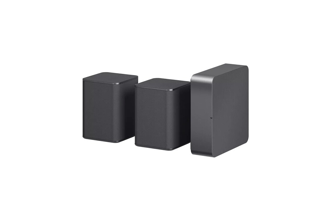 LG SPQ8S Soundbar zoomed in right side angle view