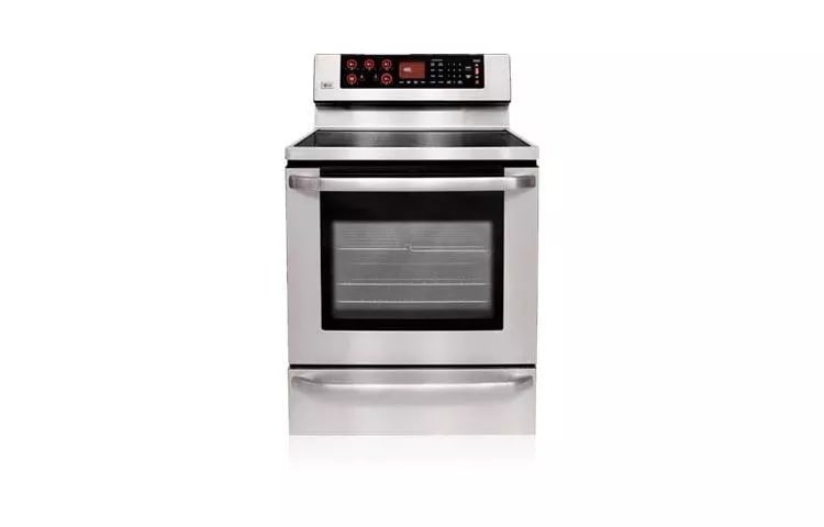 Freestanding Electric Range with Dual Convection System (Stainless Steel) LG range product view 1