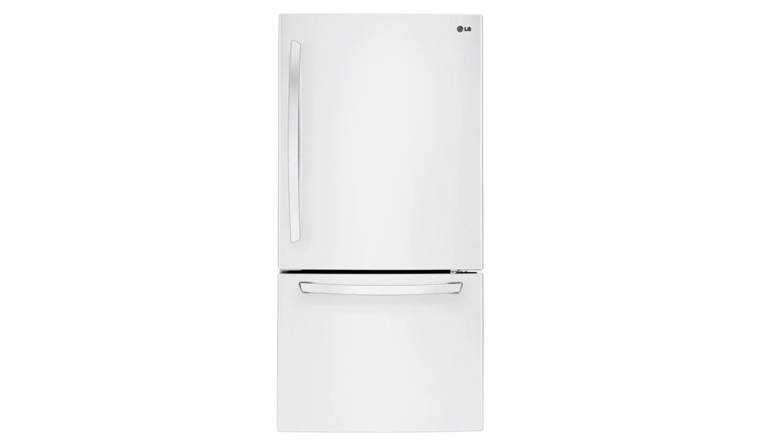 LG LDCS24223W: Large 33 Inch Wide Bottom Freezer Refrigerator