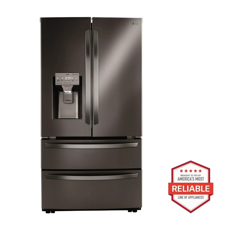 22 cu ft. Smart Counter Depth Double Freezer Refrigerator with Craft Ice™
