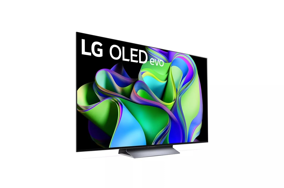 LG, OLED evo TV, 77 inch C3 series, WebOS Smart AI ThinQ, Magic Remote, 4  side cinema, Dolby Vision HDR10, HLG, AI Picture Pro, AI Sound Pro  (9.1.2ch), Dolby Atmos, 1 pole