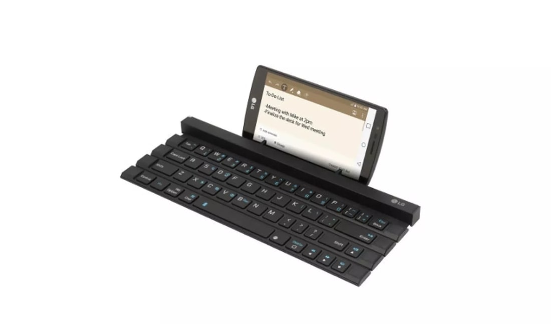 LG Rolly Keyboard, un teclado plegable de tamaño completo