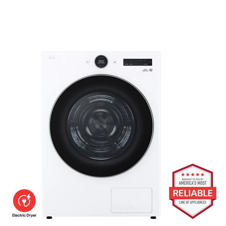 LG DLHC5502W Electric Dryer Brought to You by Americas Most Reliable Line of Appliances - Front View