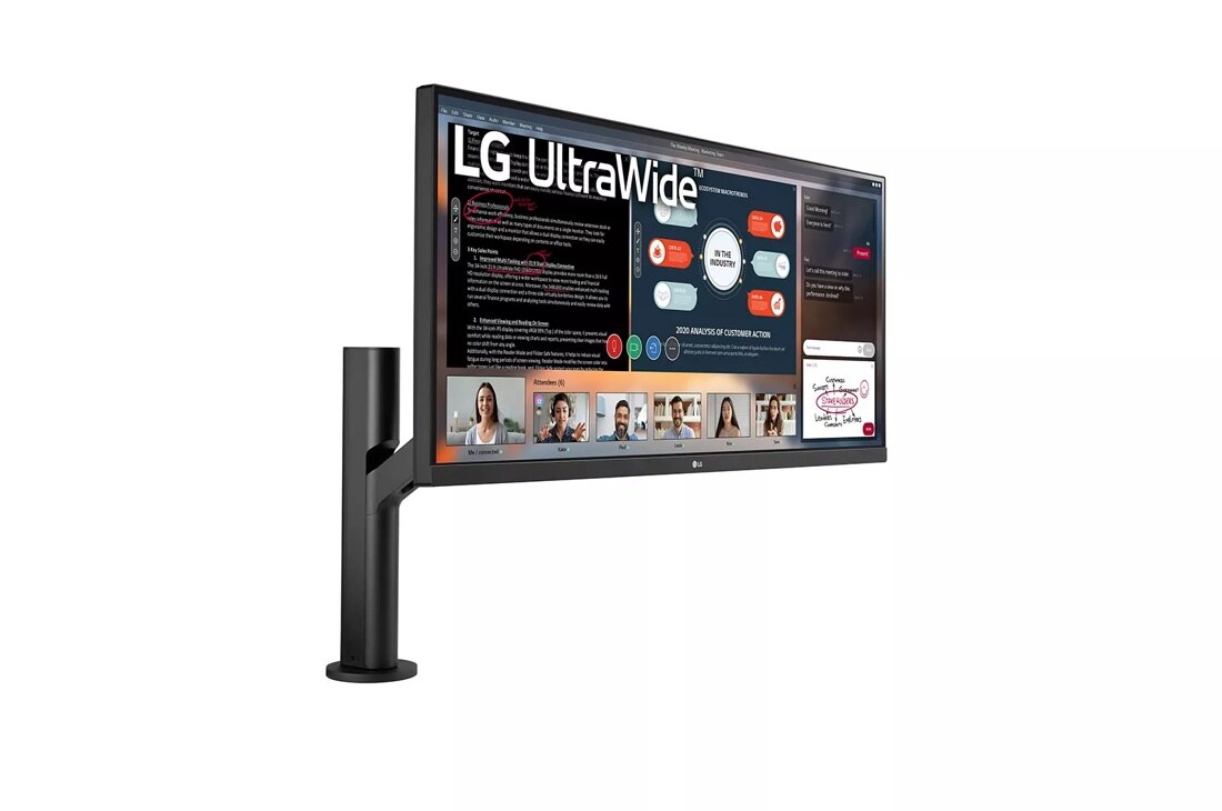 34” UltraWide™ FHD HDR Monitor with Ergo Stand
